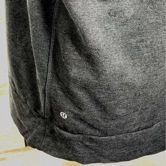 LULULEMON French Terry Sweatshirt Black Sz M EUC - Picture 3 of 3